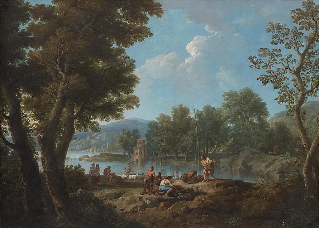 Paesaggio con laghett - Kunsthistorisches Museum